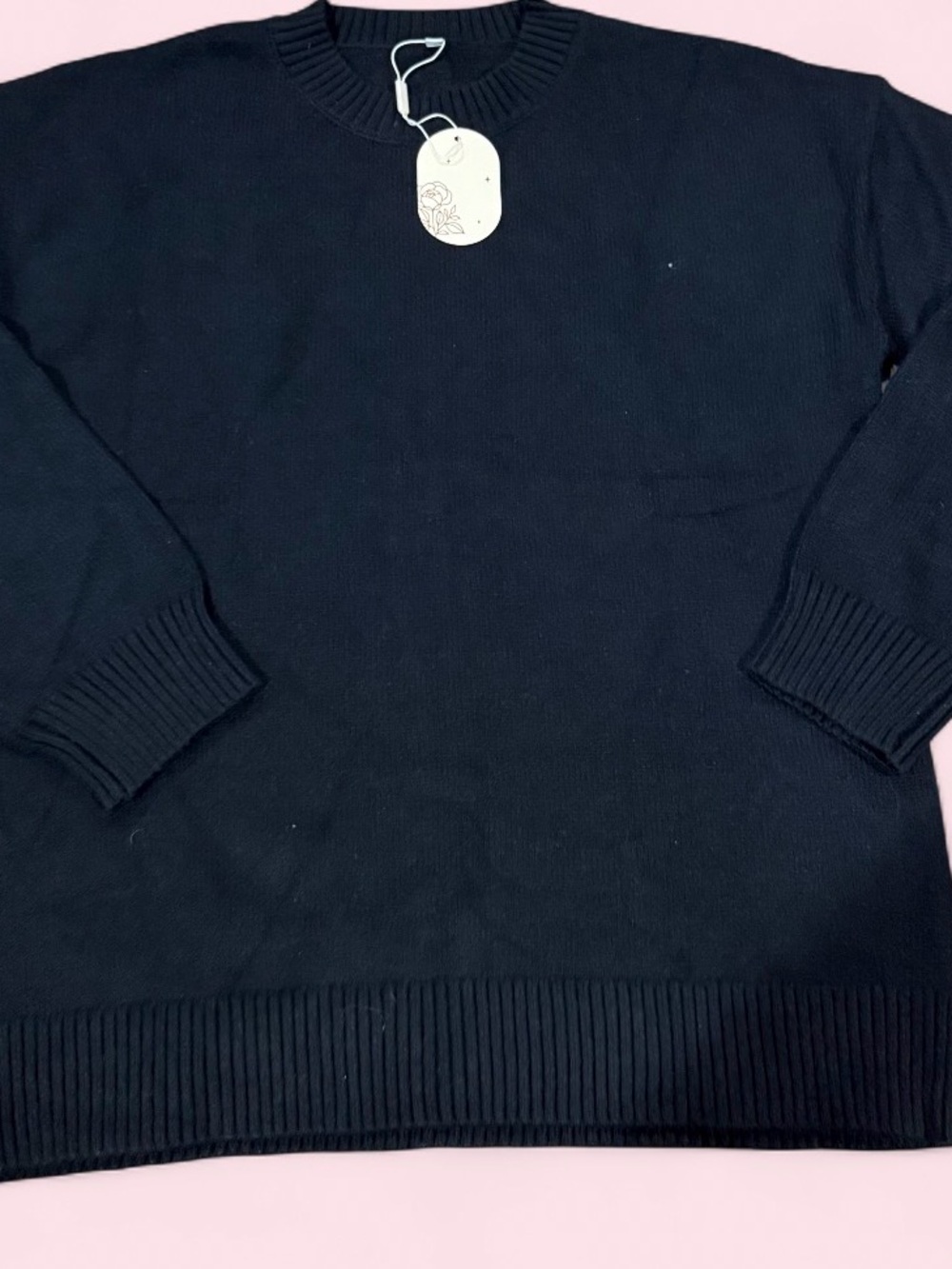 Women’s Crewneck Sweater in Black
